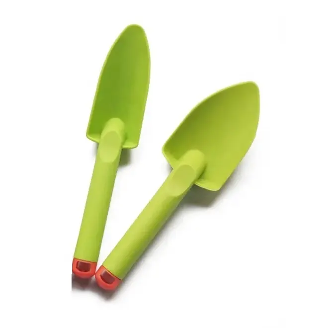 Portable Small Green Garden Shovel Hand Trowel Transplanter Digging Tool for Children Kids