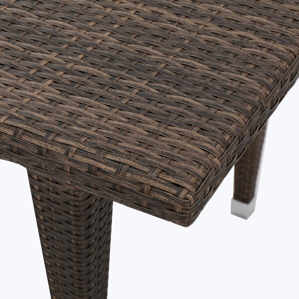 Dominica Outdoor Rectangle Wicker Dining Table (ONLY) by Christopher Knight Home