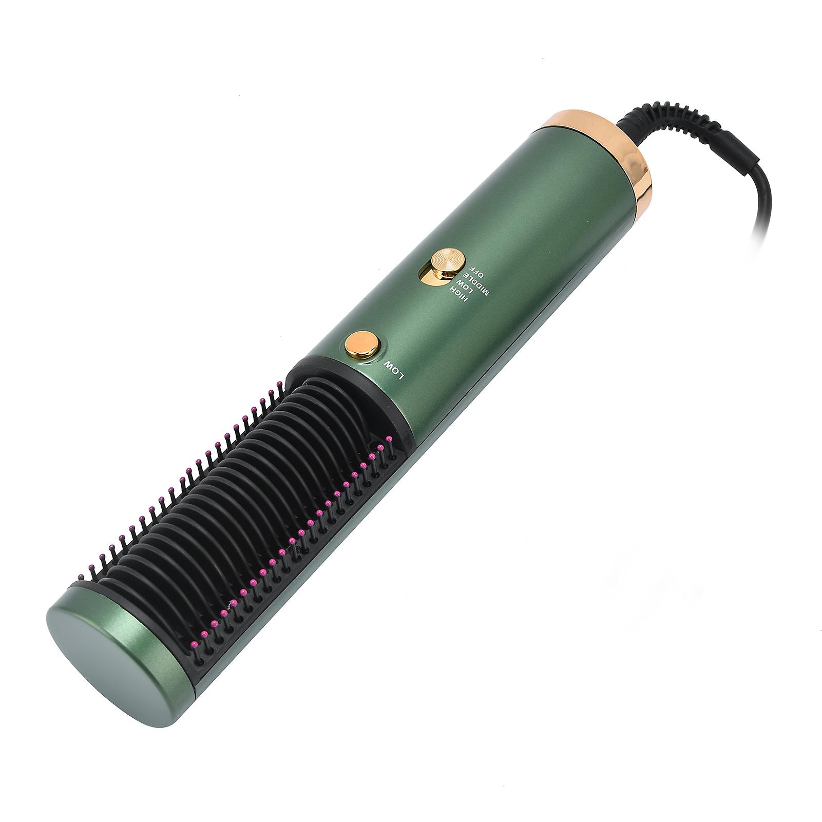 Straightening Brush Fast Heating Salon Antiscalding 3gear Constant Temperature Ring Electric Hair Brush For Homeau Plug 220v