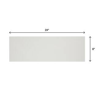 Daltile Restore Bright White 8 in. x 24 in. Ceramic Wall Tile (13.3 sq. ft.  Case) RE15824HD1P2