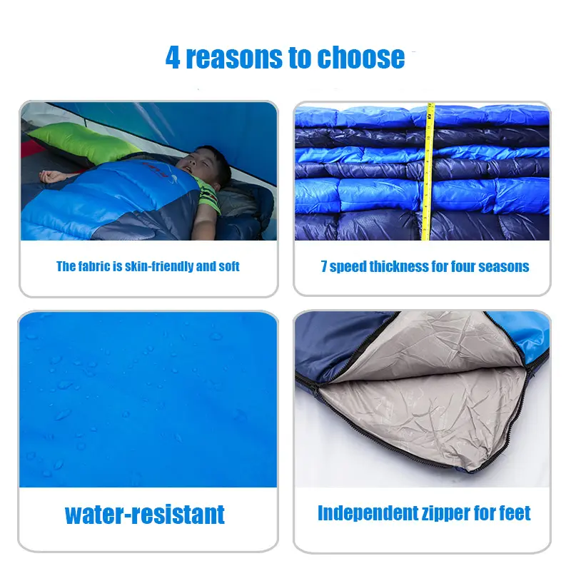 New Trend Convenient thermal Dirt Proof adult sleeping bag Outdoor camping nap hiking Autumn and winter sleeping bag