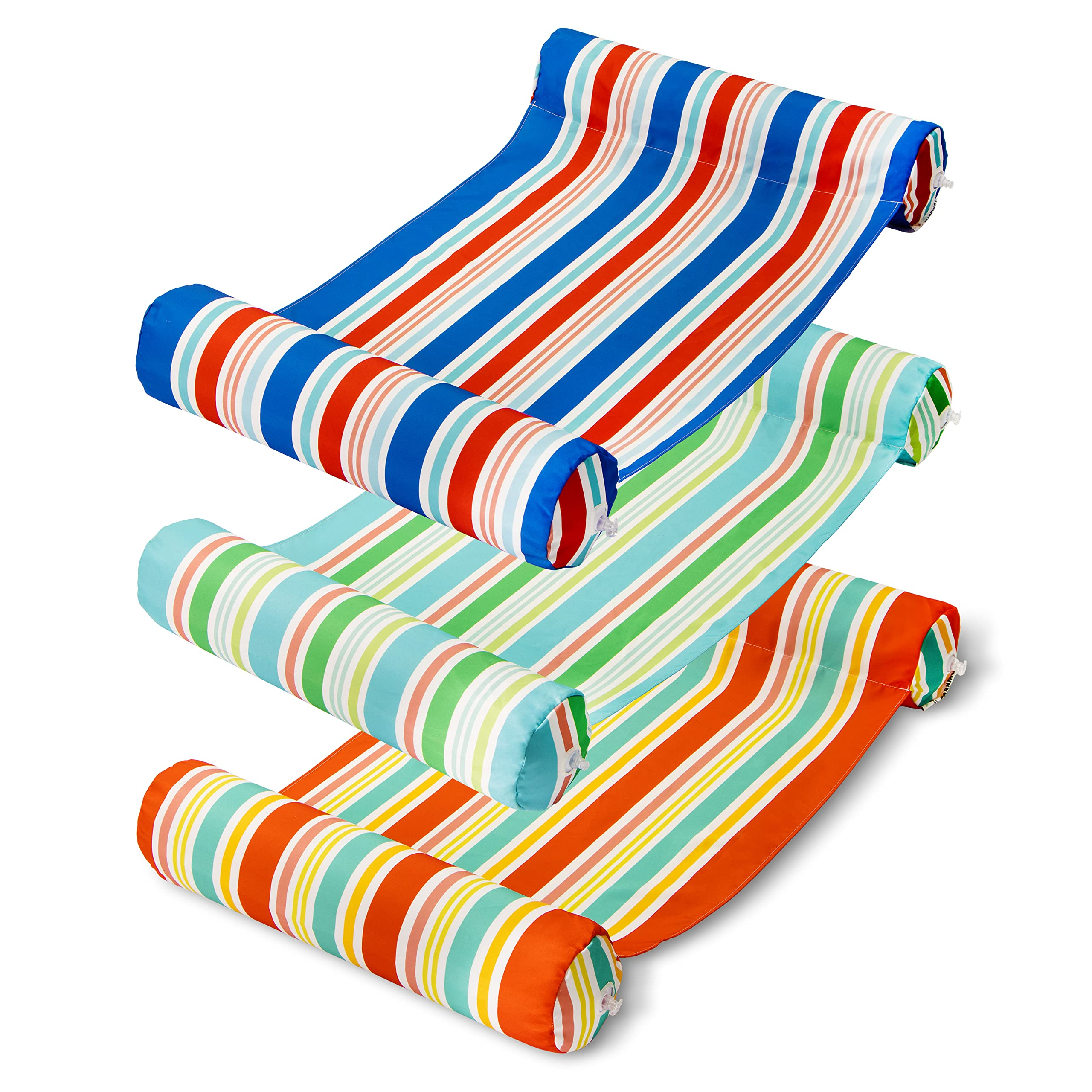 Clearance - Inflatable Pool Stripes Hammock, 3 Pieces