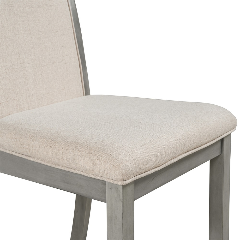 Upholstered Tufted Armless Dining Chair Set of 4