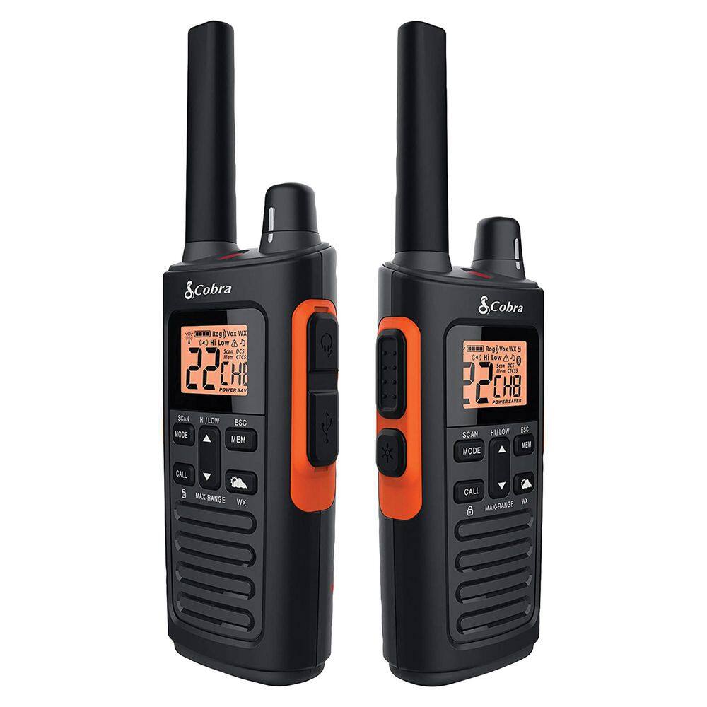 Cobra 38-Mile-Range Waterproof 2-Way Radio 2 Pack RX680