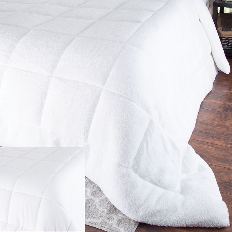 Hastings Home Oversized Reversible Down-Alternative Comforter