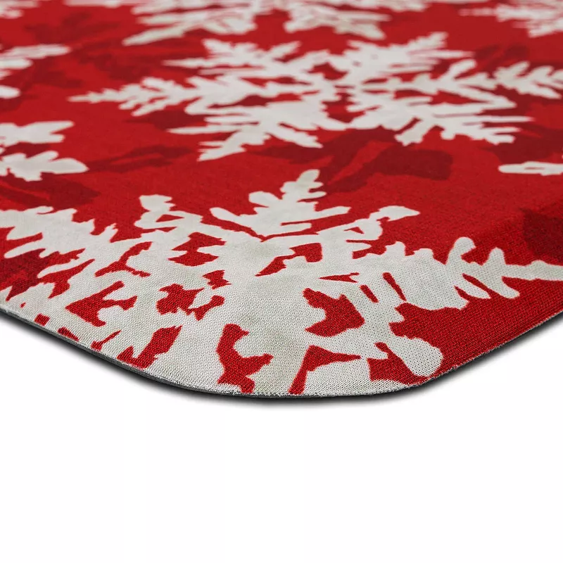 Mohawk® Home Snowflakes Cushioned Kitchen Mat