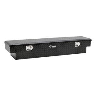 UWS 59.063 in. Matte Black Aluminum Full Size Crossbed Truck Tool Box EC10903