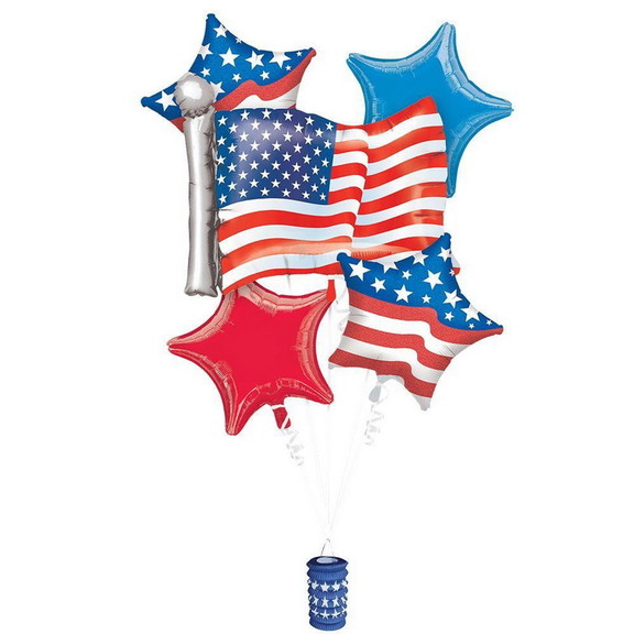 Mayflower Distributing 262437 Patriotic Balloon Bo...