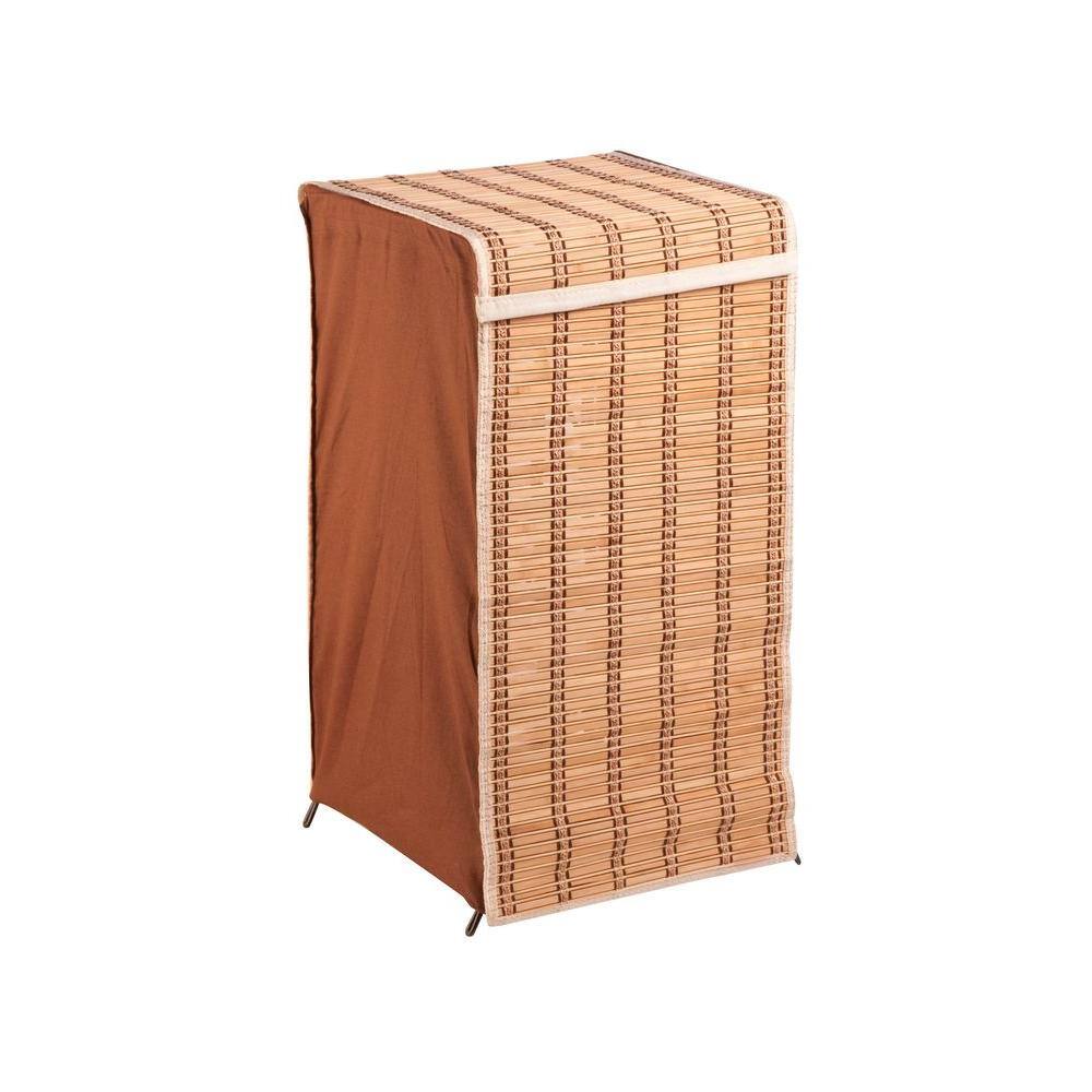 Honey-Can-Do Tall Bamboo Laundry Hamper with Lid HMP-01619