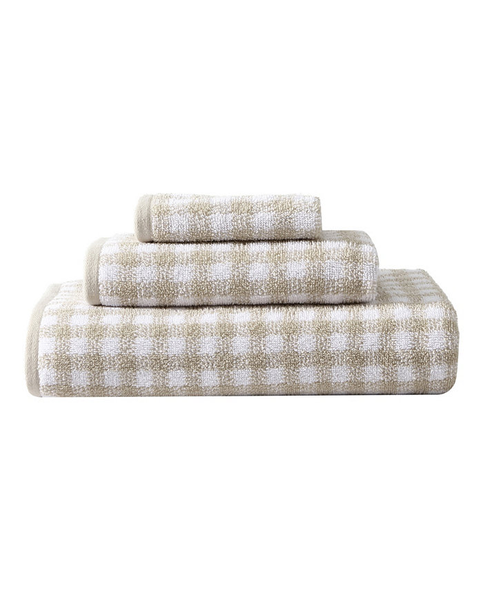 Laura Ashley Ginny Cotton Terry 3 Piece Towel Set