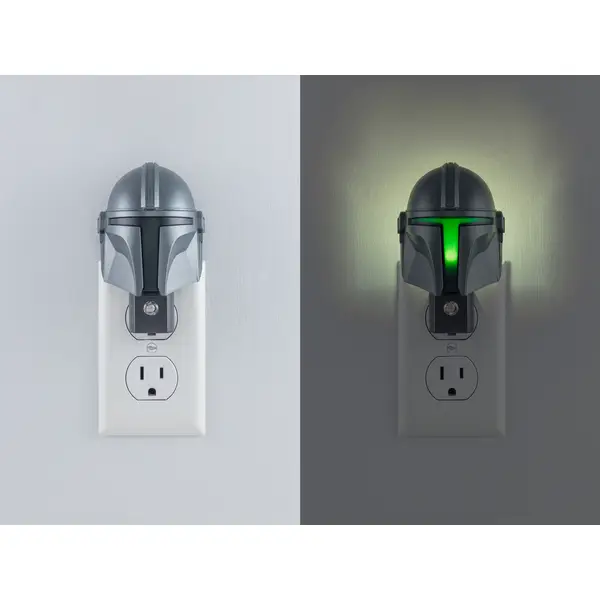 Star Wars Mini HeadLite LED Night Light， Light Sensing， Star Wars Mandalorian