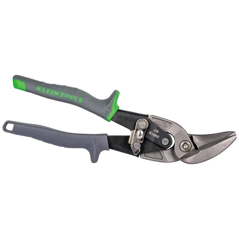 Klein Tools Offset Right-Cutting Aviation Snips 2401R