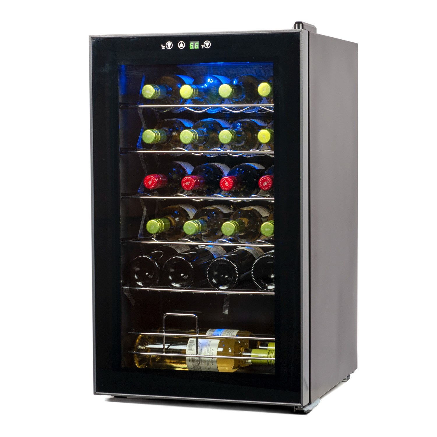 Black+Decker 1.6 cu ft Black Stainless Steel Wine Cellar 120 W