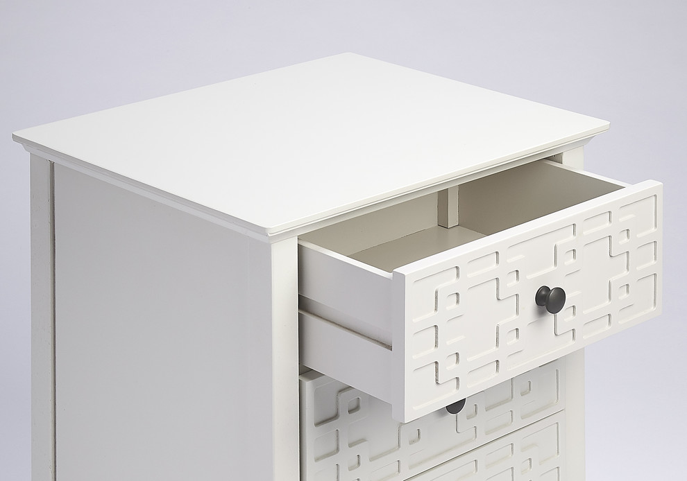 Kinsley 3 Drawer Accent Chest   Transitional   Accent Chests And Cabinets   by HedgeApple  Houzz