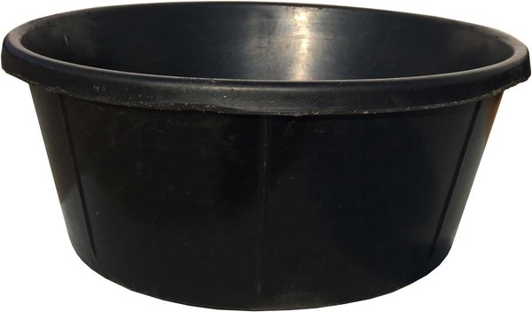 Tuff Stuff Products Rubber Round Tub Farm Animal Feeder