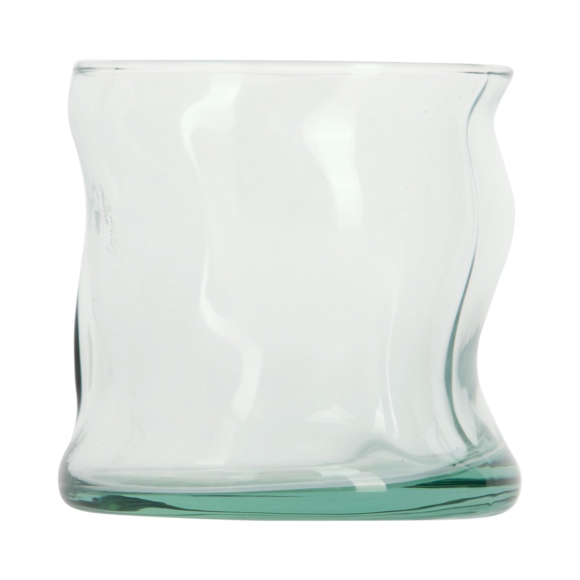 Better Homes and Gardens Clear Green Glassware， 11.5 oz