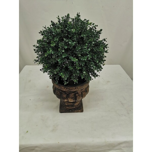 Faux Boxwood Topiary