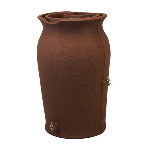 Good Ideas Impressions Amphora 50 Gallon Rain Saver - Dark Granite