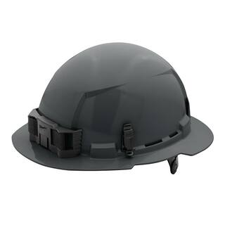 MW BOLT Gray Type 1 Class E Full Brim Non-Vented Hard Hat with 6-Point Ratcheting Suspension (10-Pack) 48-73-1135X10