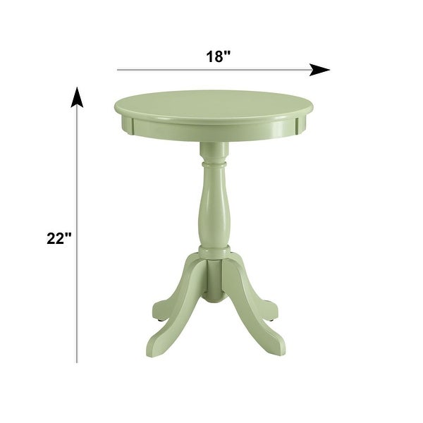 Modern Style Wooden Round Side Table， End Table