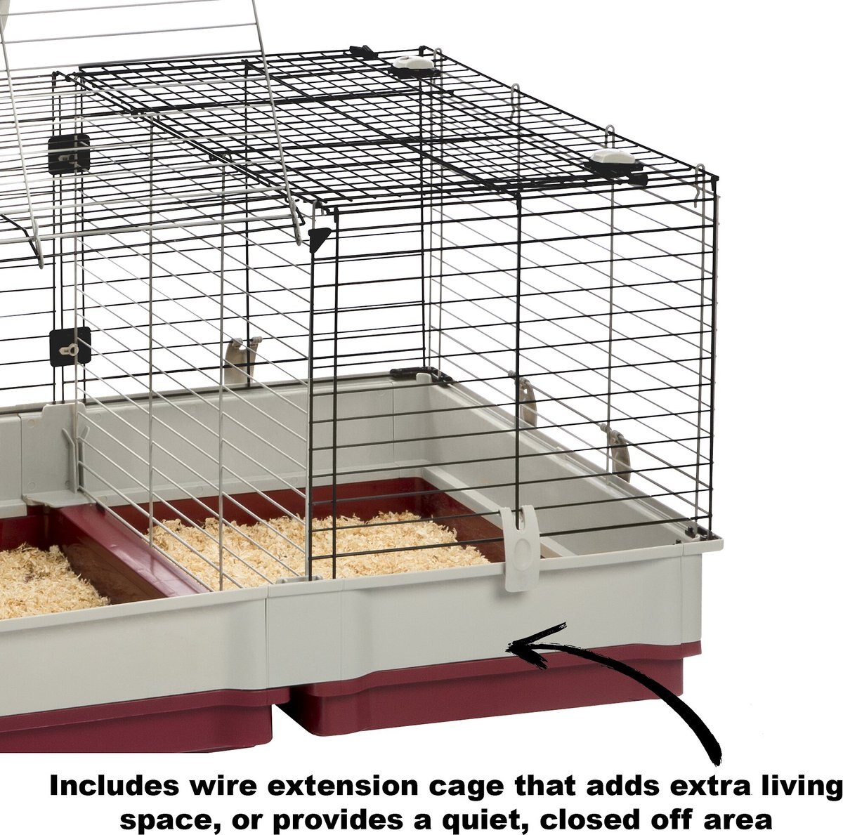 Ferplast Krolik 140 Rabbit Cage and Wire Hutch