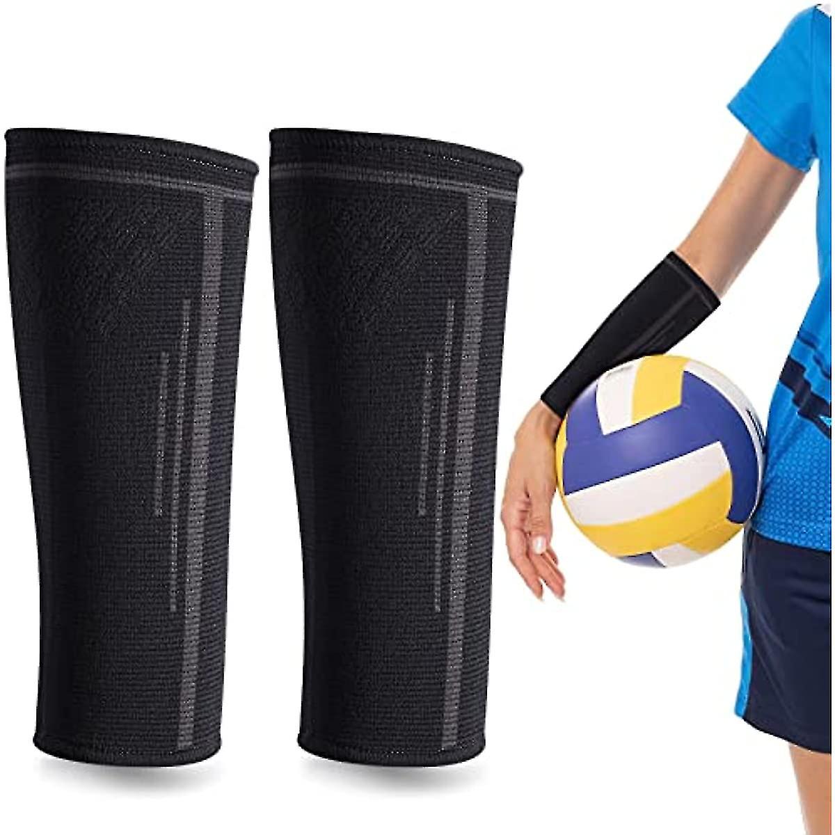 1 Pair Volleyball Arm Sleeves， Volleyball Compression Sleeves Sports Forearm Sleeves， Protect Arms From Sting