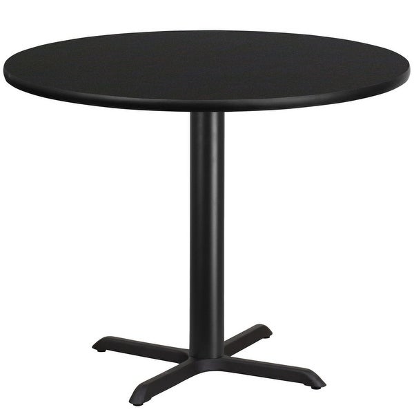 42'' Round Laminate Table Top with 33'' x 33'' Table Height Base