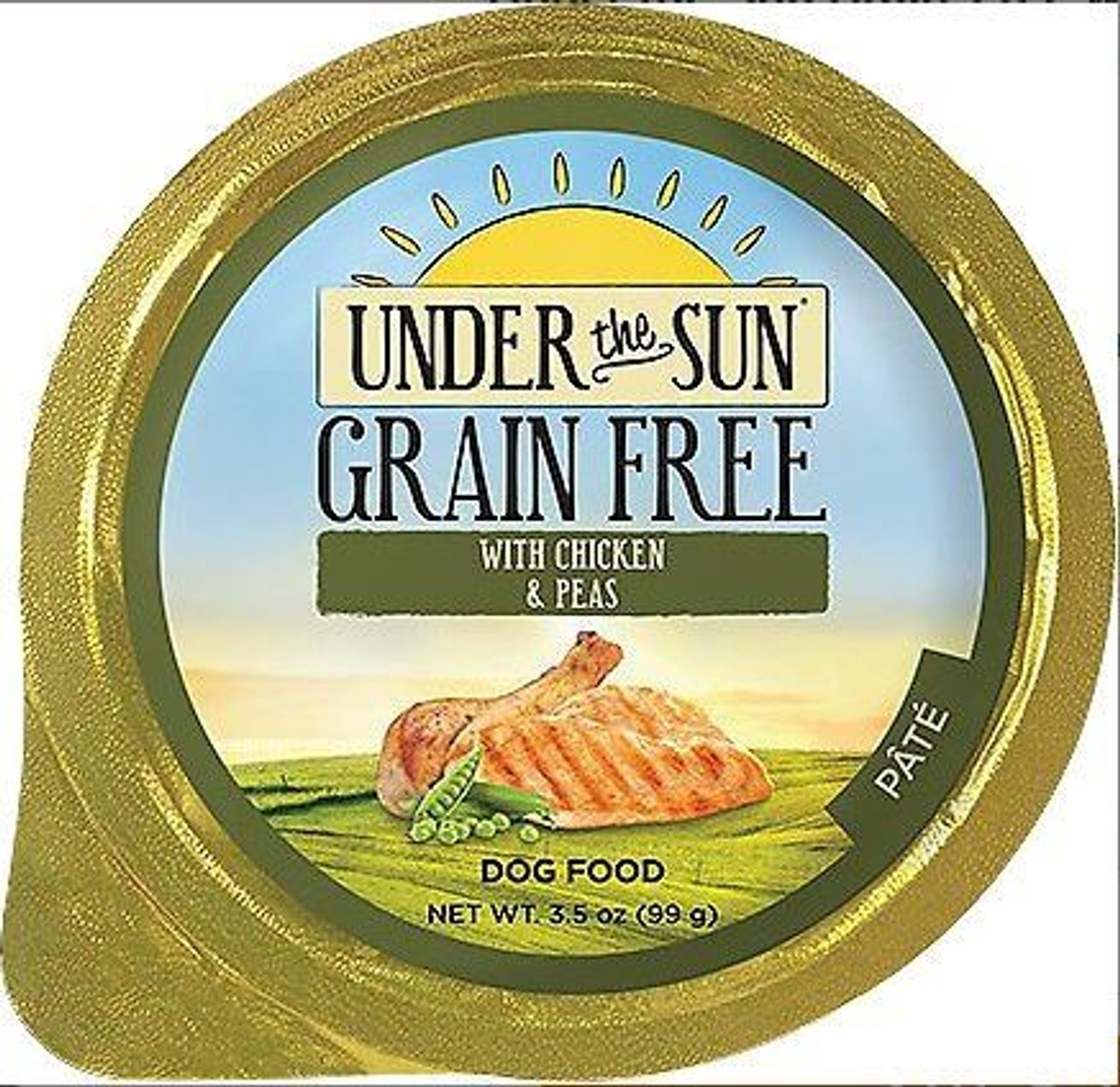 Canidae Under The Sun Grain-Free with Chicken and Peas Wet Dog Food， 3.5 Oz.