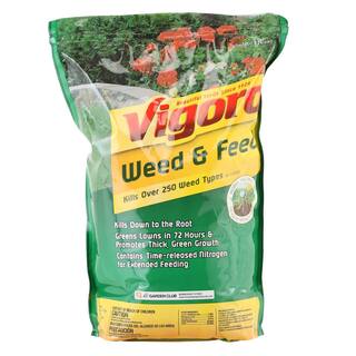 Vigoro 7 lb. 2500 sq. ft. Spring and Fall Weed and Feed Lawn Fertilizer 4154941