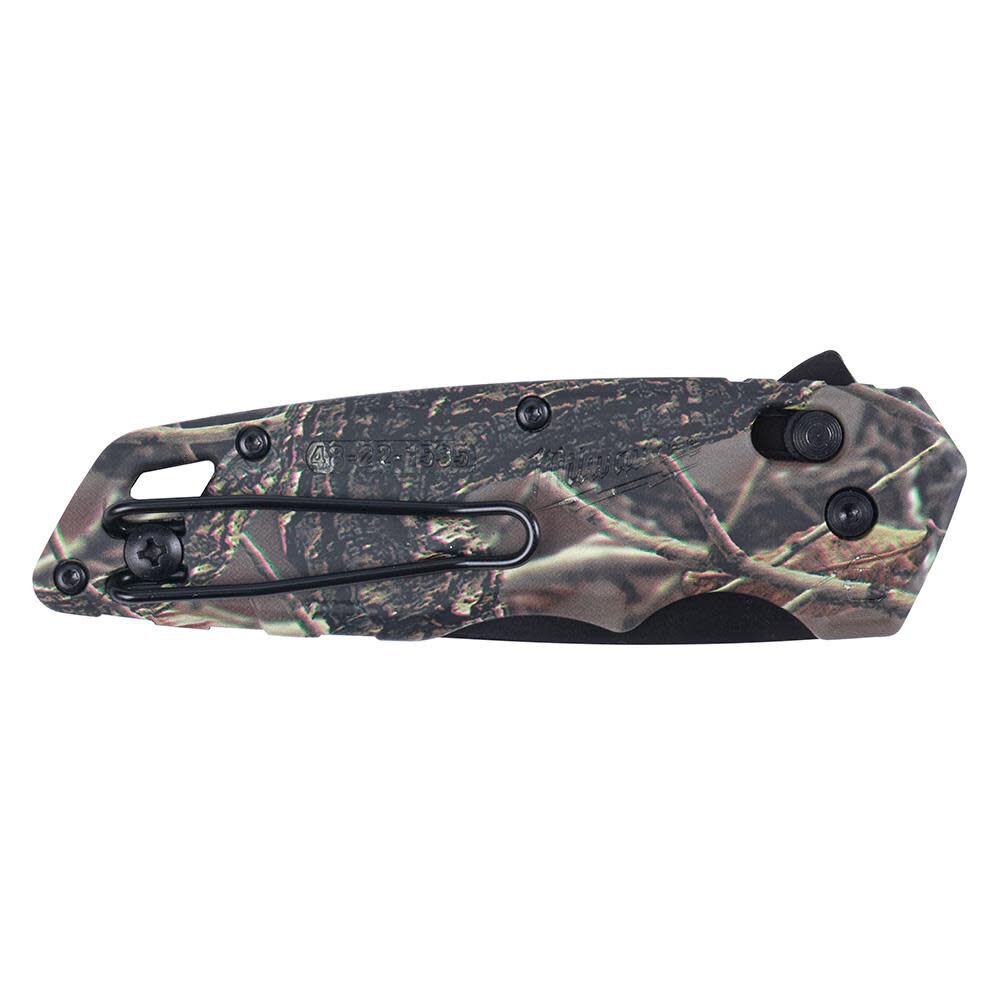 Milwaukee FASTBACK Camo Spring Assisted Folding Knife 48-22-1535 from Milwaukee