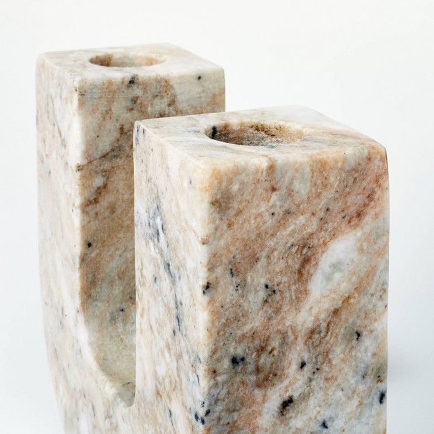 Marble Taper Candle Holder Designed With Studio Mcgee