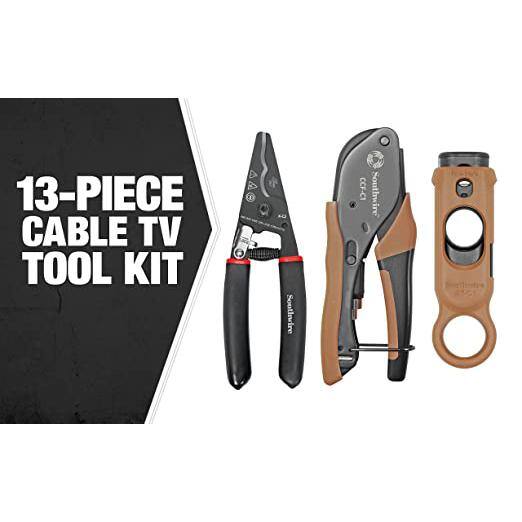 Southwire Cable TV Tool Kit (13-Piece) 58744040