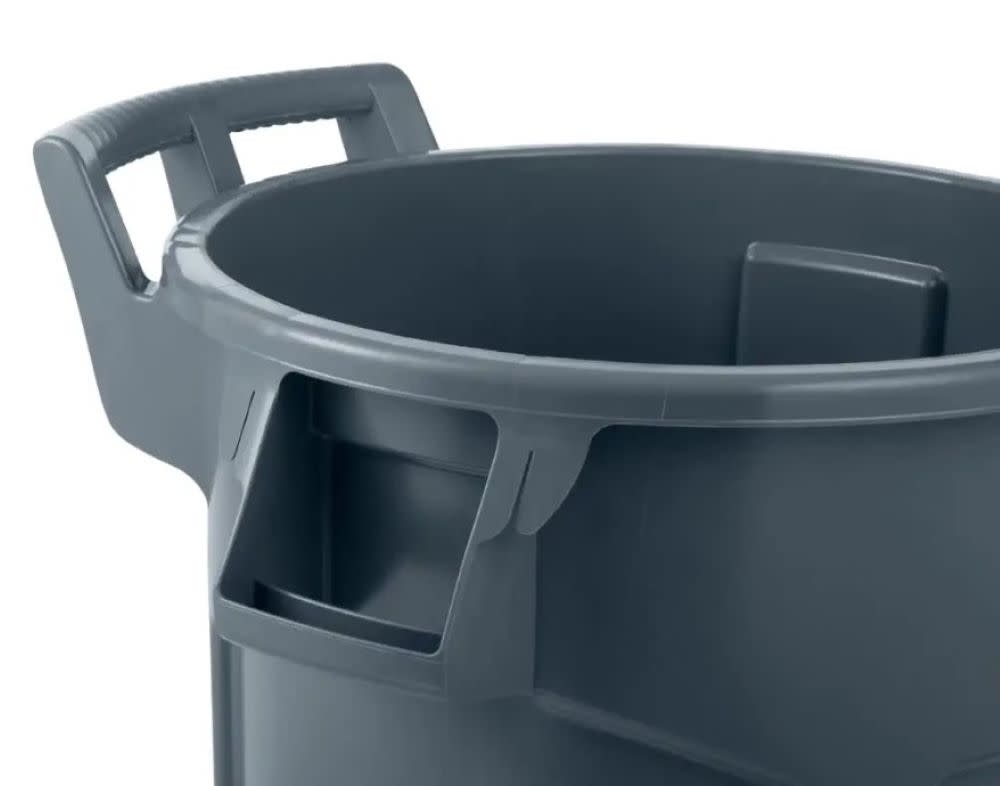 Rubbermaid Brute Trash Can 44 Gallon Wheeled Gray ;