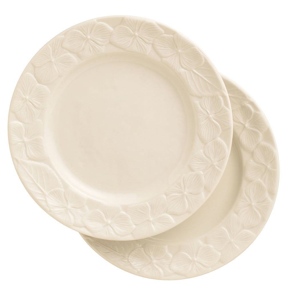 Belleek Classic Hydrangea 8Plate Set of 2