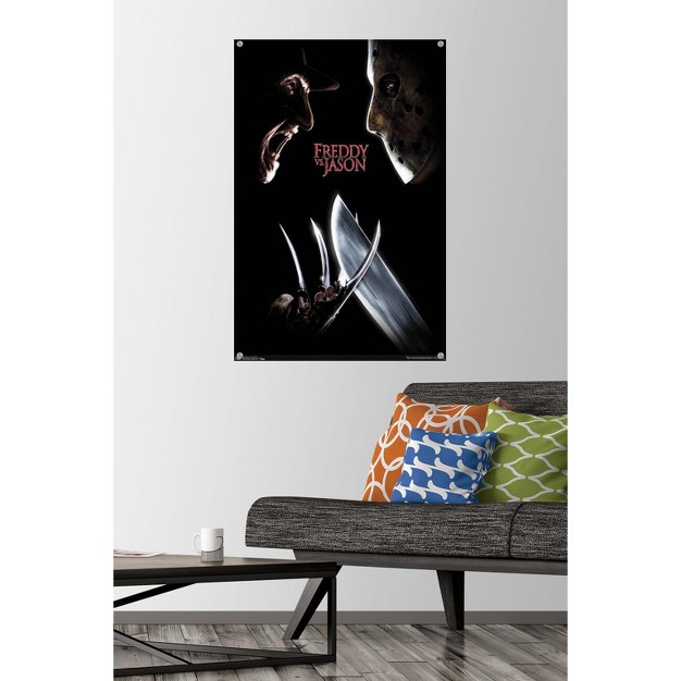 Trends International Freddy Vs Jason One Sheet Unframed Wall Poster Prints