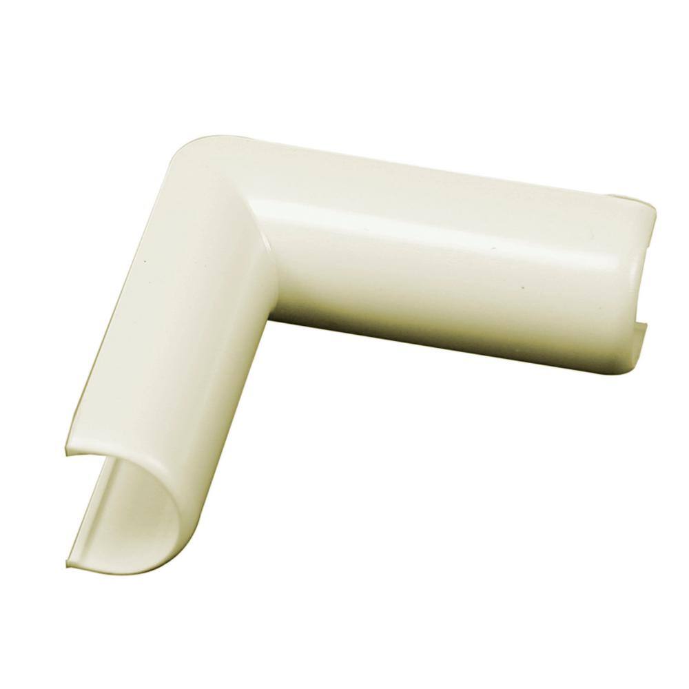 Legrand Wiremold CordMate Cord Cover Inside Elbow Cord Hider for Home or Office Holds 1 Cable Ivory C7