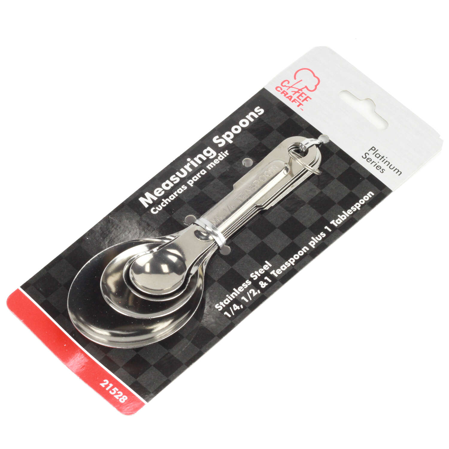 Chef Craft Stainless Steel Silver Measuring Set