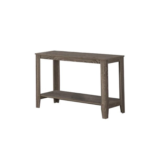 Monarch Specialties Contemporary Accent Rectangular Side End Table， Dark Taupe - 9