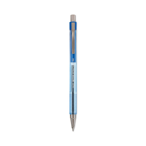 Pilot Better Retractable Ballpoint Pen， Fine 0.7mm， Blue Ink， Translucent Blue Barrel， Dozen (30001)