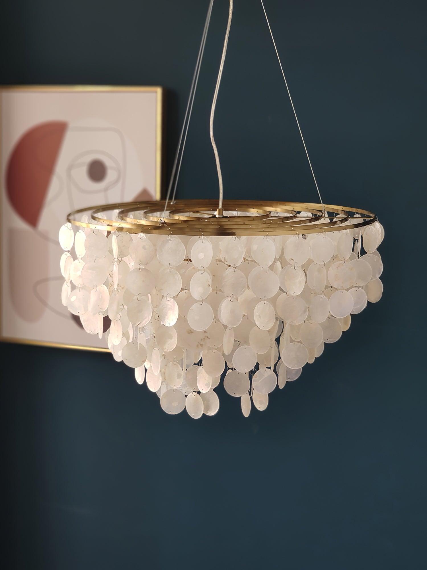 Shell Wind Chime Chandelier