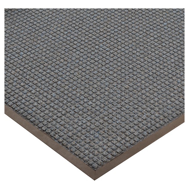 3 x27 x4 x27 Solid Dotted Doormat Blue black Hometrax