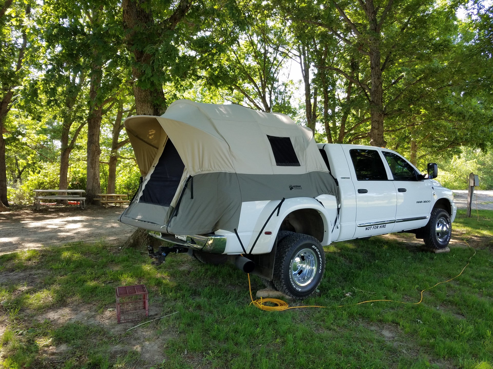 Kodiak 7206 Canvas Full Size Short Bed Truck Tent