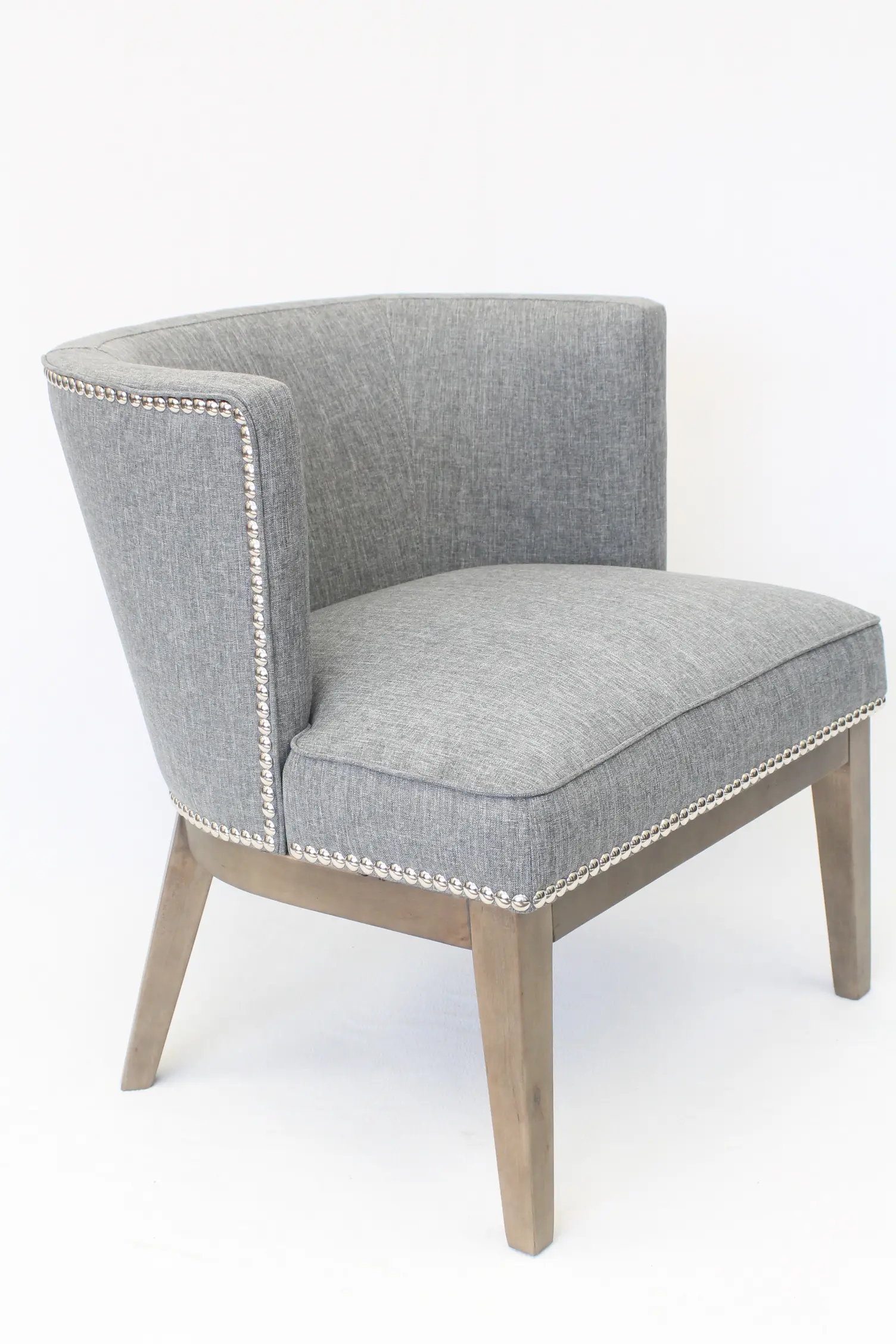 Gray Oversized Accent Chair