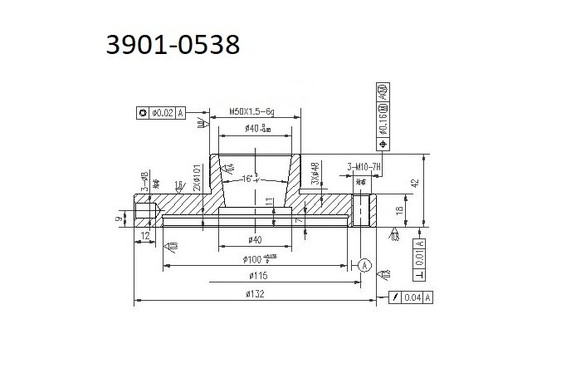 ABS Import Tools 132MM DIAMETER ER 40 COLLET CHUCK...