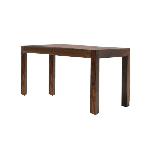 Wood Counter Height Dining Table in Warm Chestnut