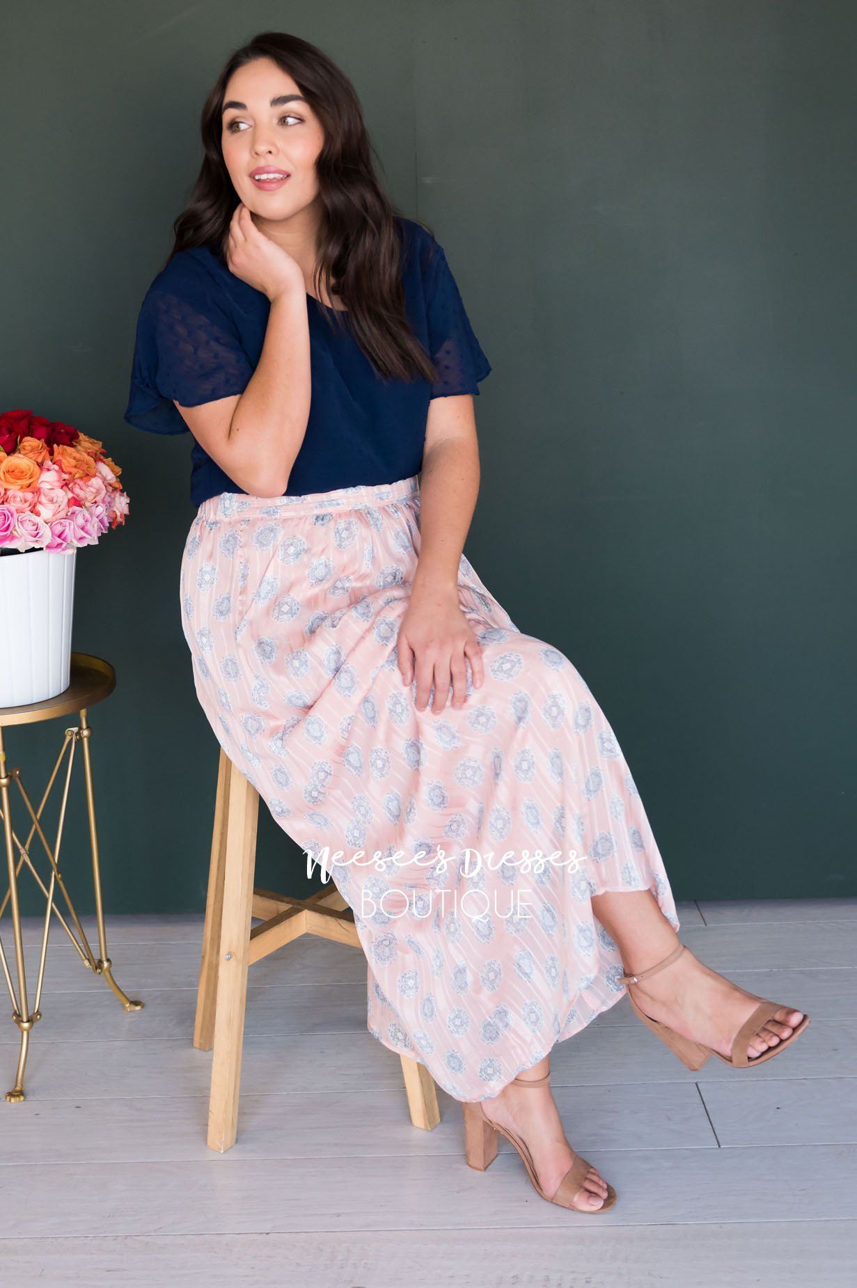 Always Loving Medallion Maxi Skirt