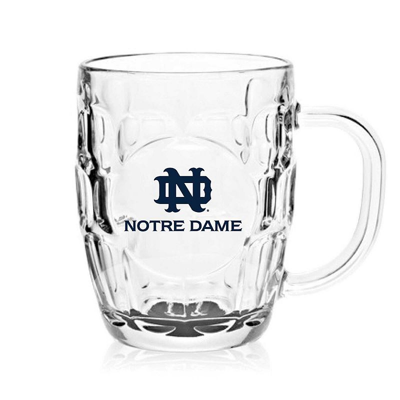 Notre Dame Fighting Irish 20oz. Dimpled Glass Mug