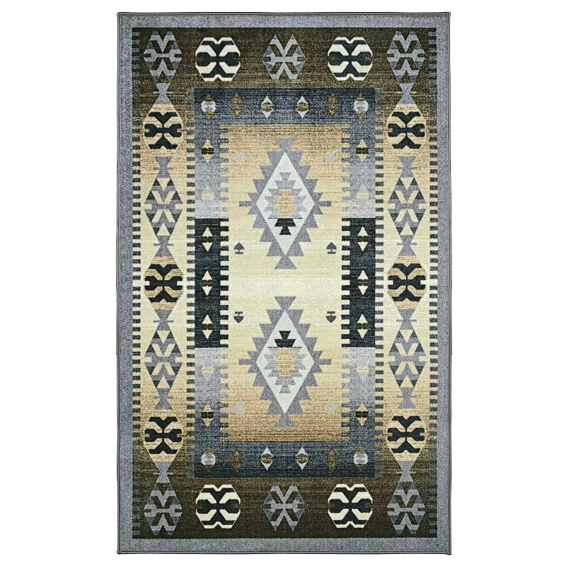 Superior Motega Aztec Non-Slip Indoor Area Rug or Runner