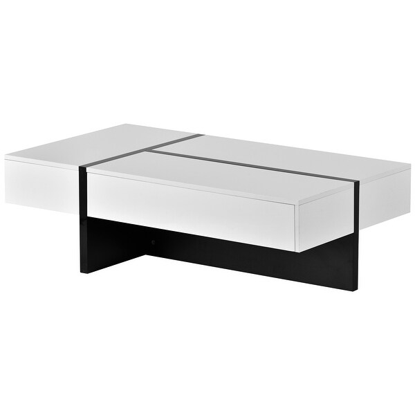 Modern High Gloss Surface End Table