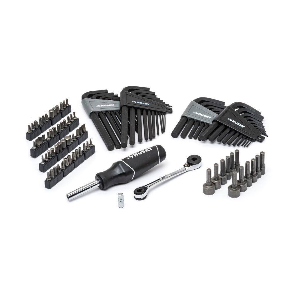 Husky 14 in. 38 in. and 12 in. Drive Master Mechanics Tool Set (432-Piece) H432MTSPO